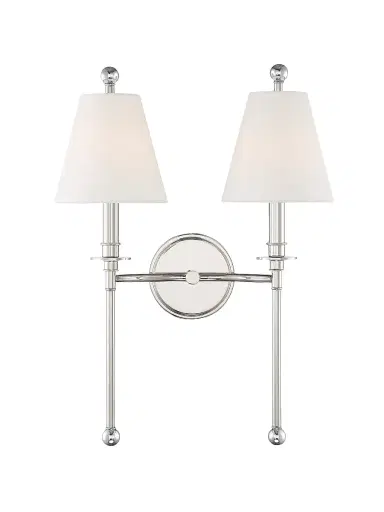 Crystorama Riverdale 2-Light Wall Sconce | Thumbnail 1