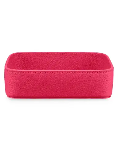 MAISON de SABRÉ Leather Catchall Tray - Fuchsia Lavender | Thumbnail 3