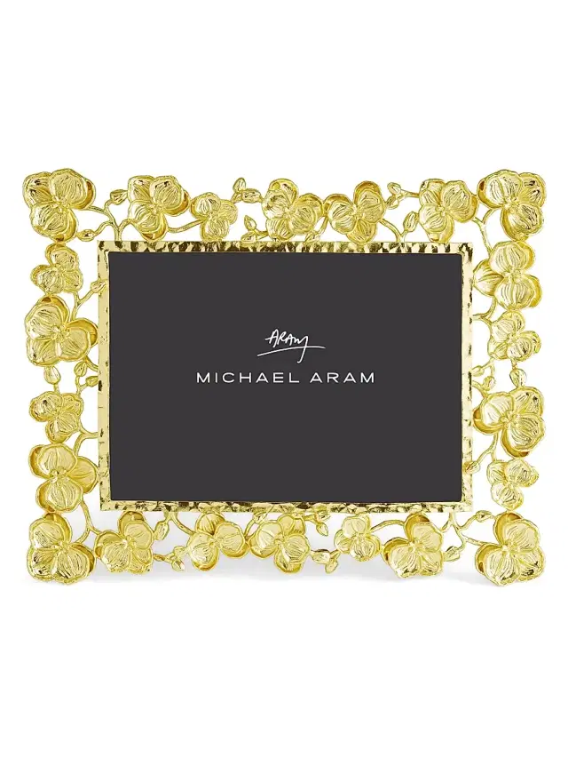 Michael Aram White Orchid Picture Frame