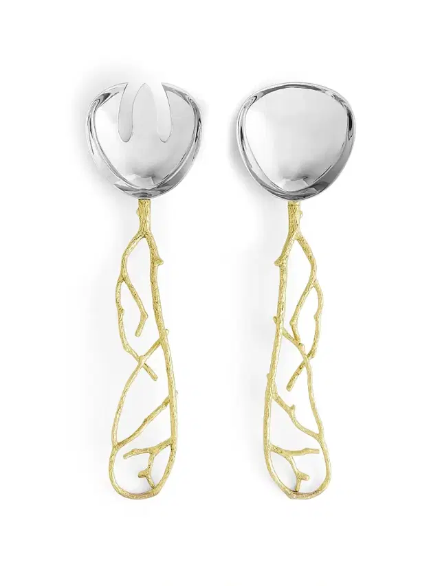 Michael Aram Butterfly Ginkgo Gold Serving Set