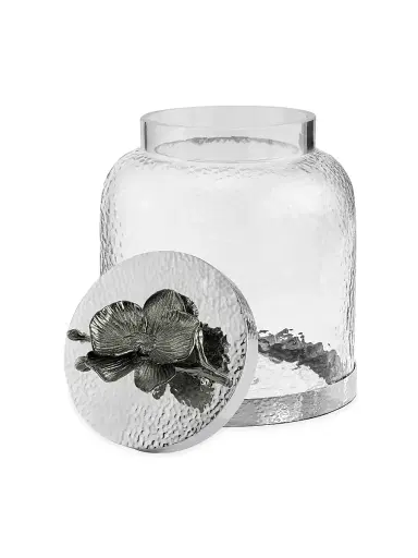 Michael Aram Black Orchid Cookie Jar - White | Thumbnail 2