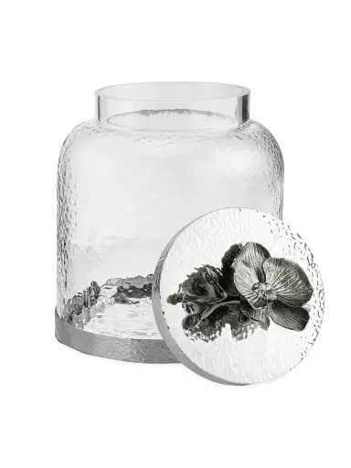 Michael Aram Black Orchid Cookie Jar - White | Thumbnail 3