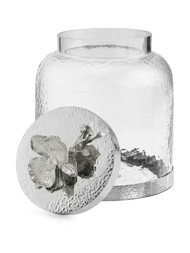 Michael Aram Black Orchid Cookie Jar - White | Thumbnail 4