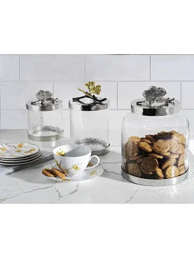 Michael Aram Black Orchid Cookie Jar - White | Thumbnail 7