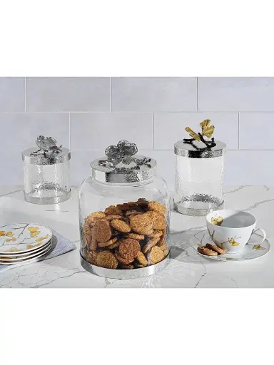 Michael Aram Black Orchid Cookie Jar - White | Thumbnail 8