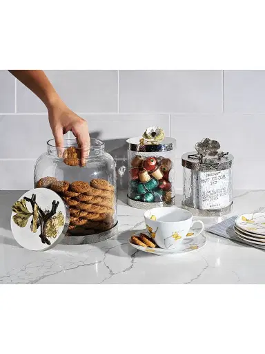 Michael Aram Black Orchid Cookie Jar - White | Thumbnail 10