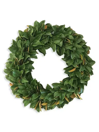 Winward Home Everyday Imitation Magnolia Leaf Wreath | Thumbnail 1