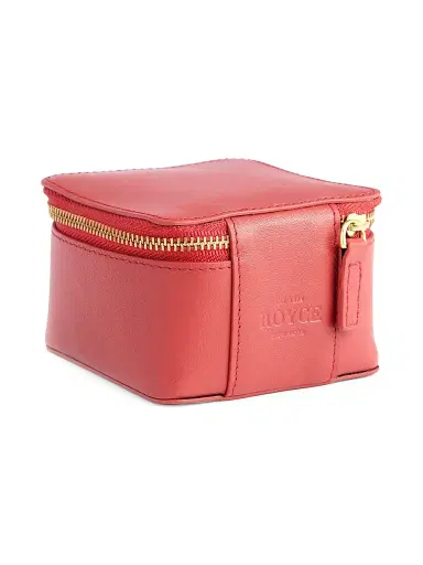 Royce New York Leather Zippered Jewelry Trinket Case | Thumbnail 6 Royce New York Leather Zippered Jewelry Trinket Case | Thumbnail 6