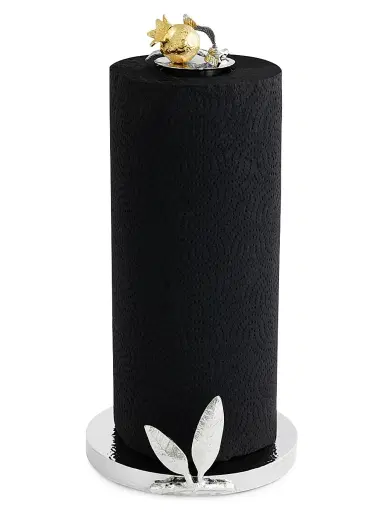 Michael Aram Pomegranate Silver & Gold Paper Towel Holder - Yellow Grey | Thumbnail 1 Michael Aram Pomegranate Silver & Gold Paper Towel Holder - Yellow Grey | Thumbnail 1