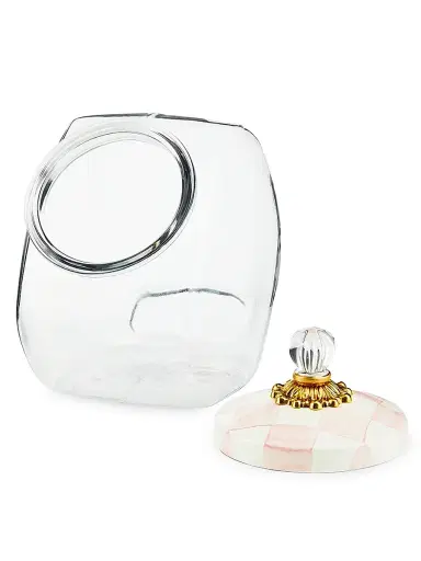 MacKenzie-Childs Rosy Check Lid Cookie Jar | Thumbnail 2 MacKenzie-Childs Rosy Check Lid Cookie Jar | Thumbnail 2