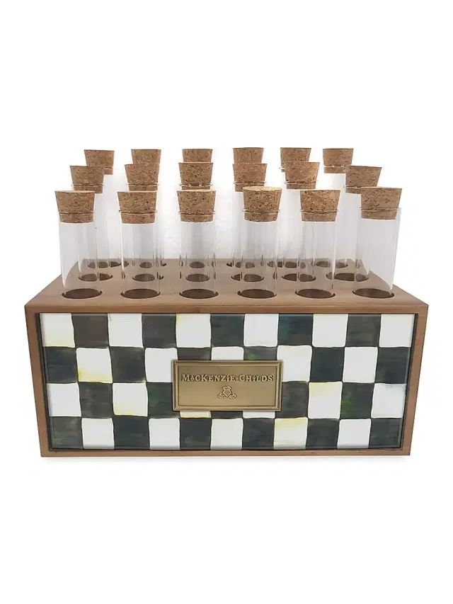 MacKenzie-Childs Courtly Check Spice Rack