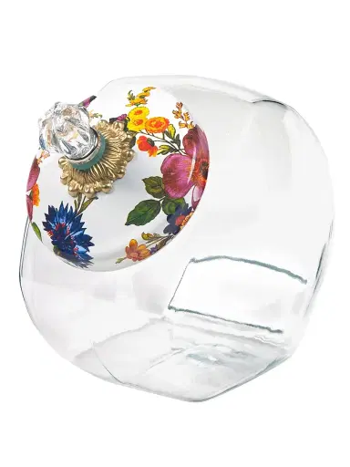 MacKenzie-Childs Flower Market Cookie Jar - White | Thumbnail 2 MacKenzie-Childs Flower Market Cookie Jar - White | Thumbnail 2