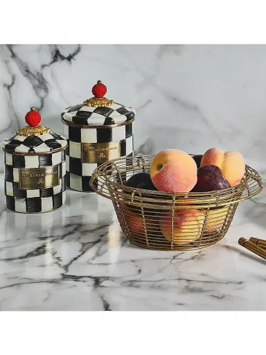 MacKenzie-Childs Courtly Check Canister | Thumbnail 4