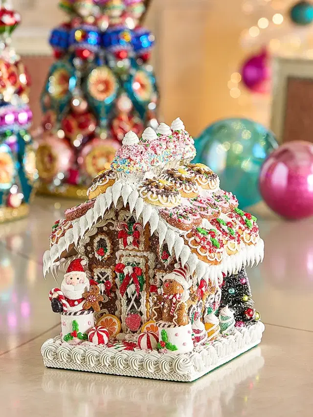 Small Gingerbread House Decoration