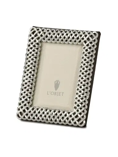 L'Objet Braid Frame/Platinum - Size 2 x 3 | Thumbnail 2