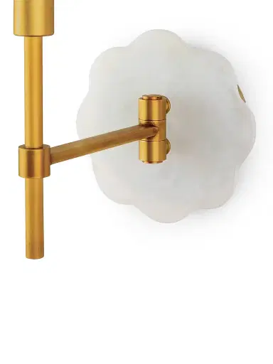Regina Andrew Classics Mia Swing Arm Sconce - White | Thumbnail 3