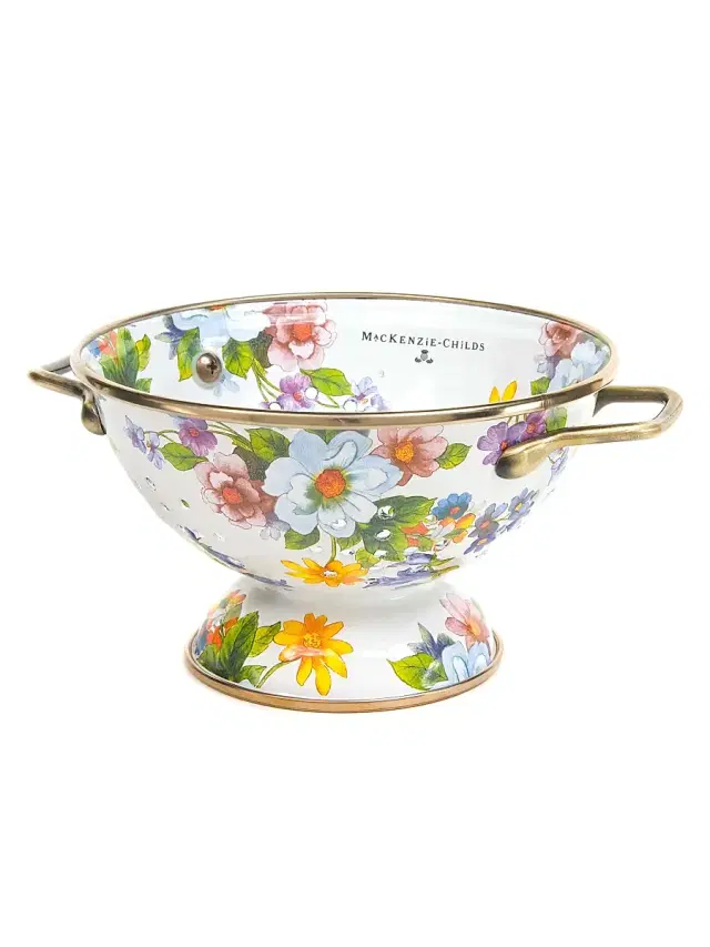 MacKenzie-Childs Flower Market Colander