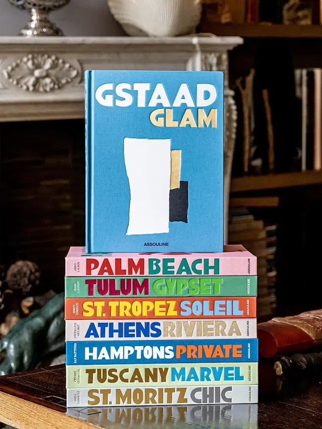 Assouline ''Gstaad Glam'' Hardcover Book