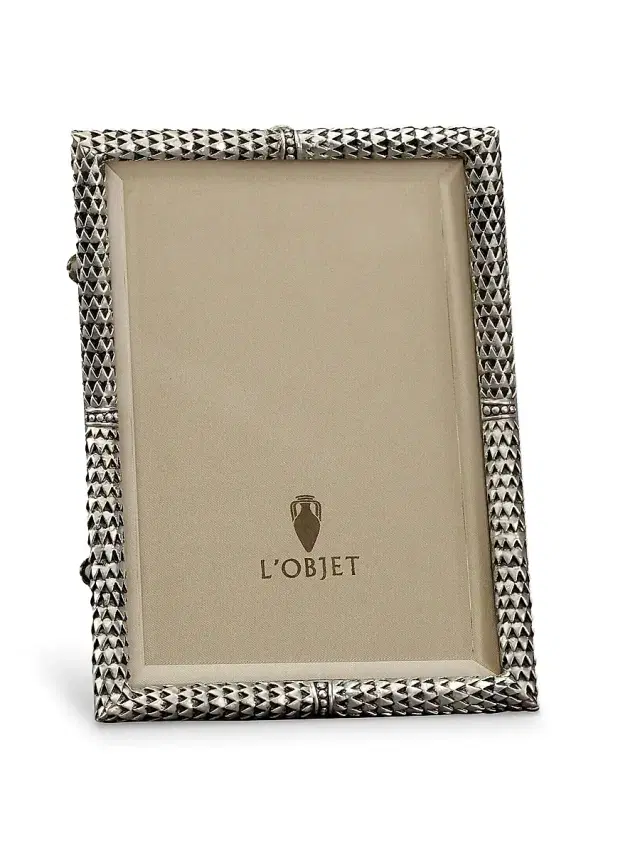 L'Objet Scales Picture Frame - Gold 4 x 6
