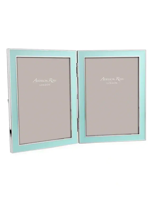 Addison Ross Double Enamel Frame - Powder Blue
