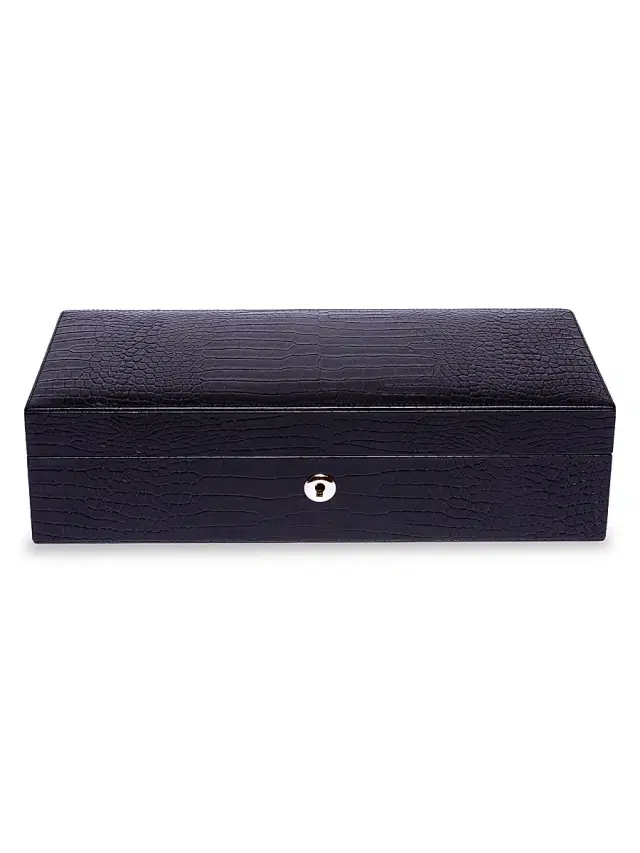 Brompton Five Piece Watch Box - Black Brompton Five Piece Watch Box - Black