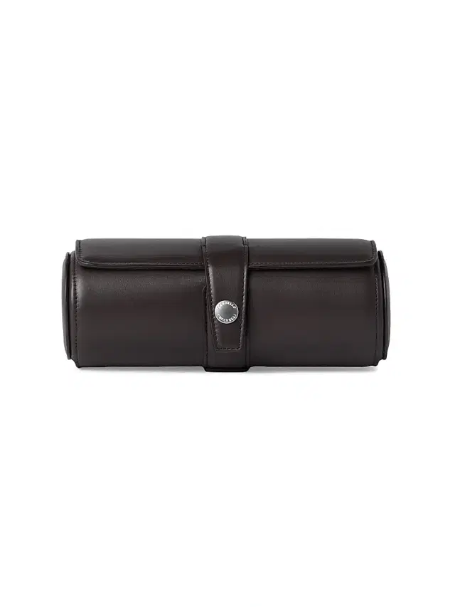 Smooth Calfskin Watch Holder - Rust Brown