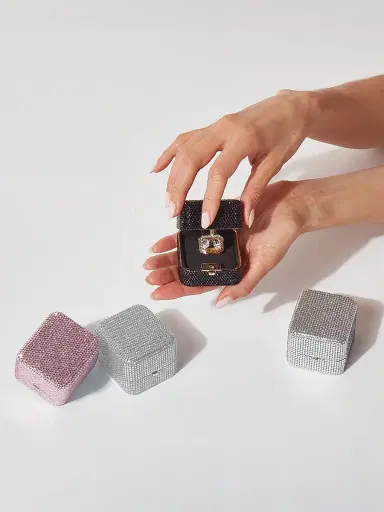 Judith Leiber Couture Crystal-Embellished Miniature Jewlery Box | Thumbnail 3 Judith Leiber Couture Crystal-Embellished Miniature Jewlery Box | Thumbnail 3