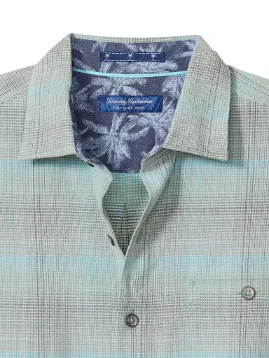 Tommy Bahama Men's Coastline Cord Shoreline Vines Cotton Shirt - Baby Fern - Size Large | Thumbnail 2 Tommy Bahama Men's Coastline Cord Shoreline Vines Cotton Shirt - Baby Fern - Size Large | Thumbnail 2