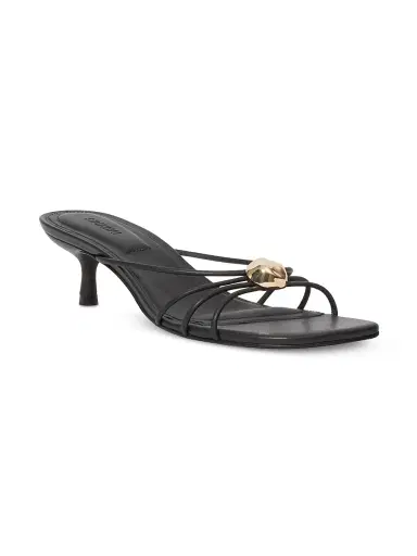 Simkhai Women's Amaya 45MM Strappy Leather Slip-On Sandals - Black - Size 7 | Thumbnail 2 Simkhai Women's Amaya 45MM Strappy Leather Slip-On Sandals - Black - Size 7 | Thumbnail 2