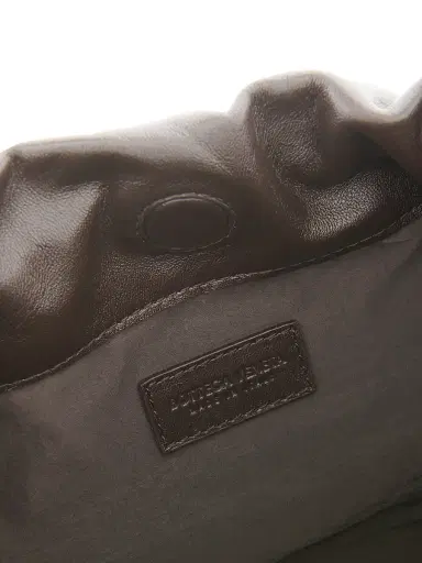 Bottega Veneta Women's Giorno Intrecciato Leather Shoulder Bag - Fondant Gold | Thumbnail 4