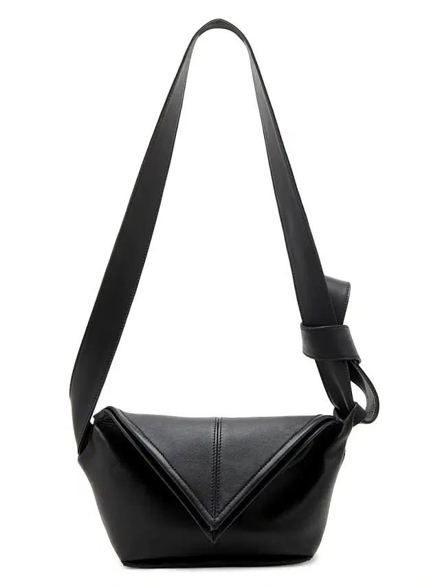 Men's Baby Sawyer Silky Leather Shoulder Bag - Black Silver
