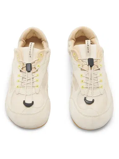 Bottega Veneta Women's Orbit Suede Low-Top Sneakers - String Tufo - Size 5 | Thumbnail 4