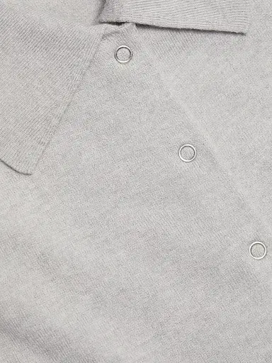 RE/DONE Women's The Conway Cotton-Blend Polo Shirt | Thumbnail 7