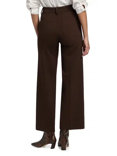 Frame Women's Slim Palazzo Pleated Trousers - Americano - Size 12 | Thumbnail 5 Frame Women's Slim Palazzo Pleated Trousers - Americano - Size 12 | Thumbnail 5