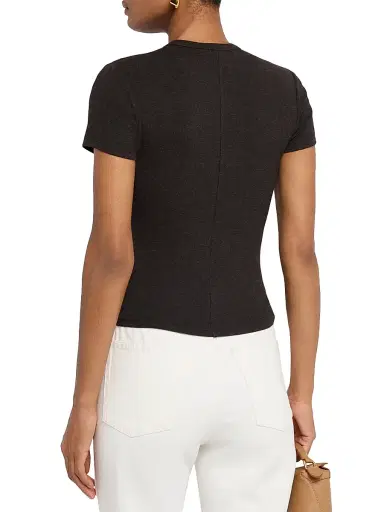 Frame Women's The Rib Baby Stretch Tee | Thumbnail 4 Frame Women's The Rib Baby Stretch Tee | Thumbnail 4