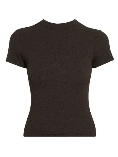 Frame Women's The Rib Baby Stretch Tee | Thumbnail 1 Frame Women's The Rib Baby Stretch Tee | Thumbnail 1