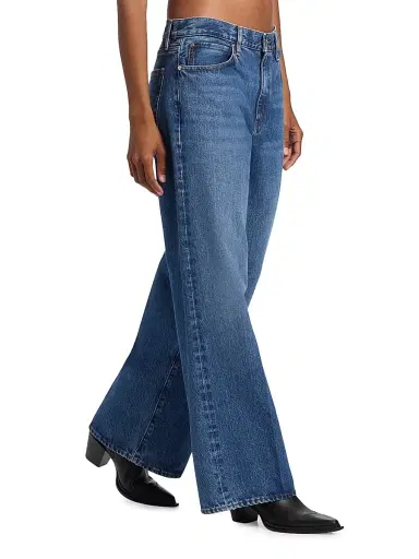 Frame Women's The Stroll Wide-Leg High-Rise Jeans | Thumbnail 4 Frame Women's The Stroll Wide-Leg High-Rise Jeans | Thumbnail 4