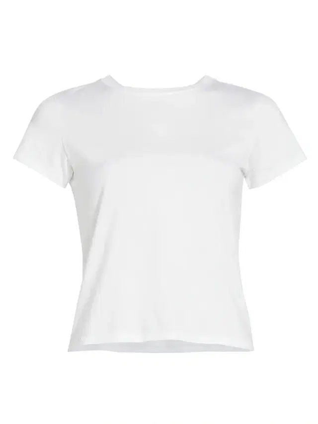 FRAME Women's Cotton Crop Baby T-Shirt - White