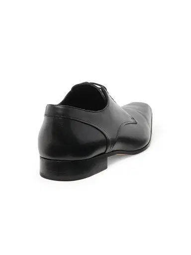 Alexander McQueen Men's Artie Leather Lace-Up Loafers - Black - Size 7 | Thumbnail 3