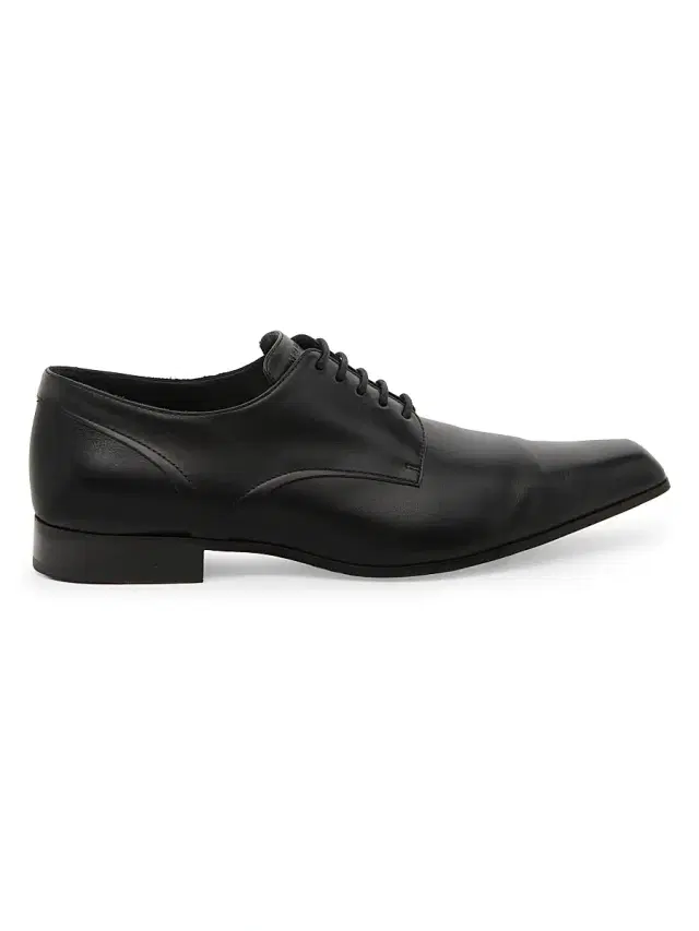 McQueen Men's Artie Leather Lace-Up Loafers - Black