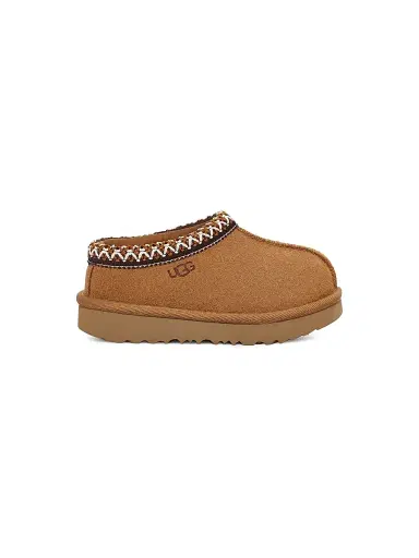 UGG Little Kid's & Kid's Tasman Slippers - Chestnut - Size 7 (Toddler) | Thumbnail 3