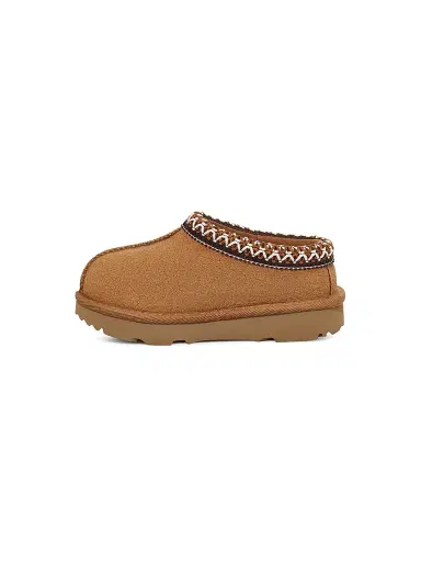 UGG Little Kid's & Kid's Tasman Slippers - Chestnut - Size 7 (Toddler) | Thumbnail 4