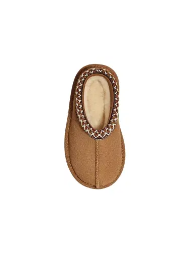 UGG Little Kid's & Kid's Tasman Slippers - Chestnut - Size 7 (Toddler) | Thumbnail 5