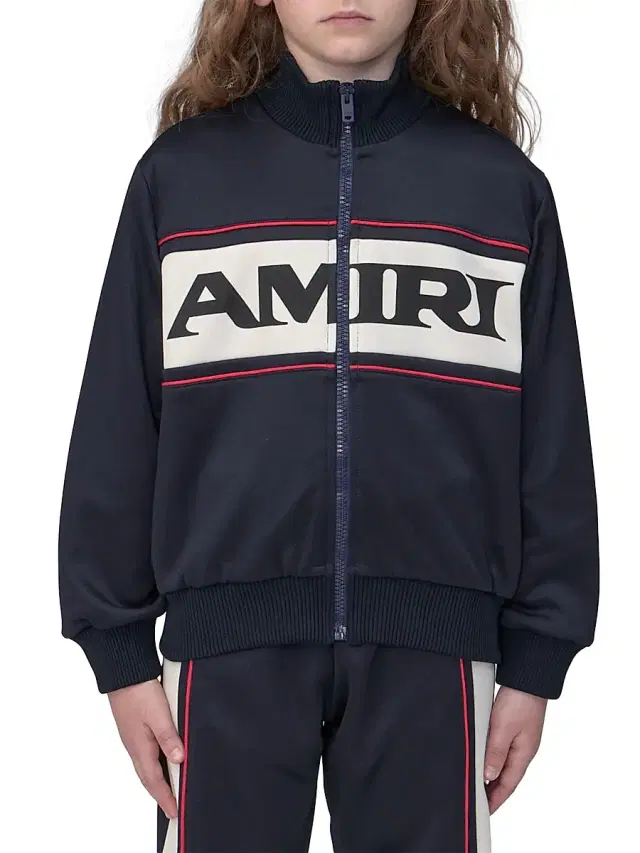 Amiri Little Kid's & Kid's Logo Sport Track Jacket - Midnight Blue