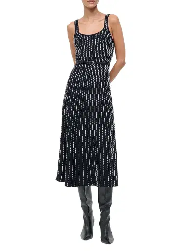 Staud Women's Ellison Printed Tank Midi-Dress | Thumbnail 2 Staud Women's Ellison Printed Tank Midi-Dress | Thumbnail 2
