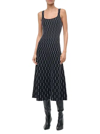 Staud Women's Ellison Printed Tank Midi-Dress | Thumbnail 3 Staud Women's Ellison Printed Tank Midi-Dress | Thumbnail 3