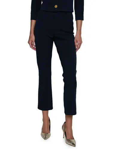 L'Agence Women's Ketra Baby Bootcut Crop Trousers - Midnight - Size 18 | Thumbnail 3