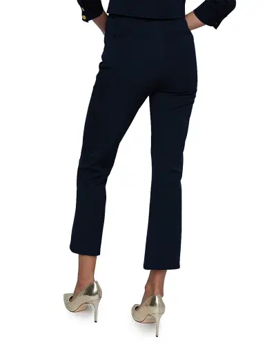 L'Agence Women's Ketra Baby Bootcut Crop Trousers - Midnight - Size 18 | Thumbnail 5