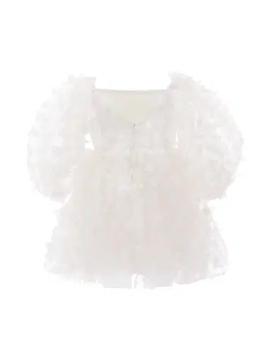 Tulleen Baby Girl's,Little Girl's & Girl's Bell Mariposa Dress - White | Thumbnail 2