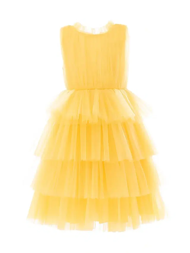 Tulleen Little Girl's & Girl's Farvue Dress - Yellow